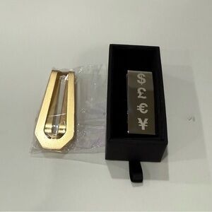 Gold and Silver Money Clip